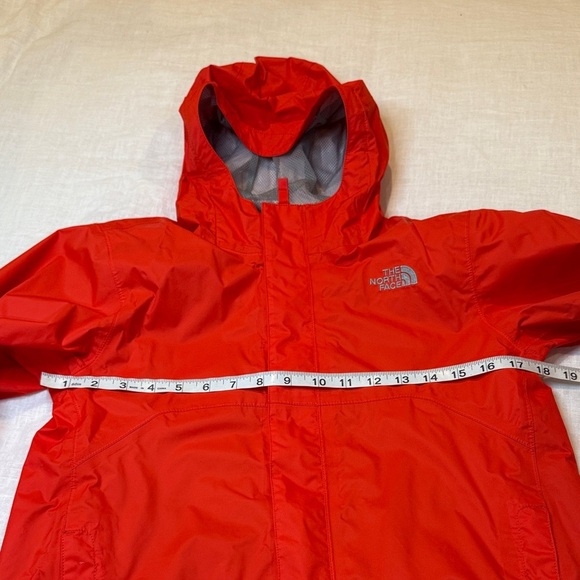 The North Face Fiery Red Hooded Jacket size girls large - Picture 5 of 11